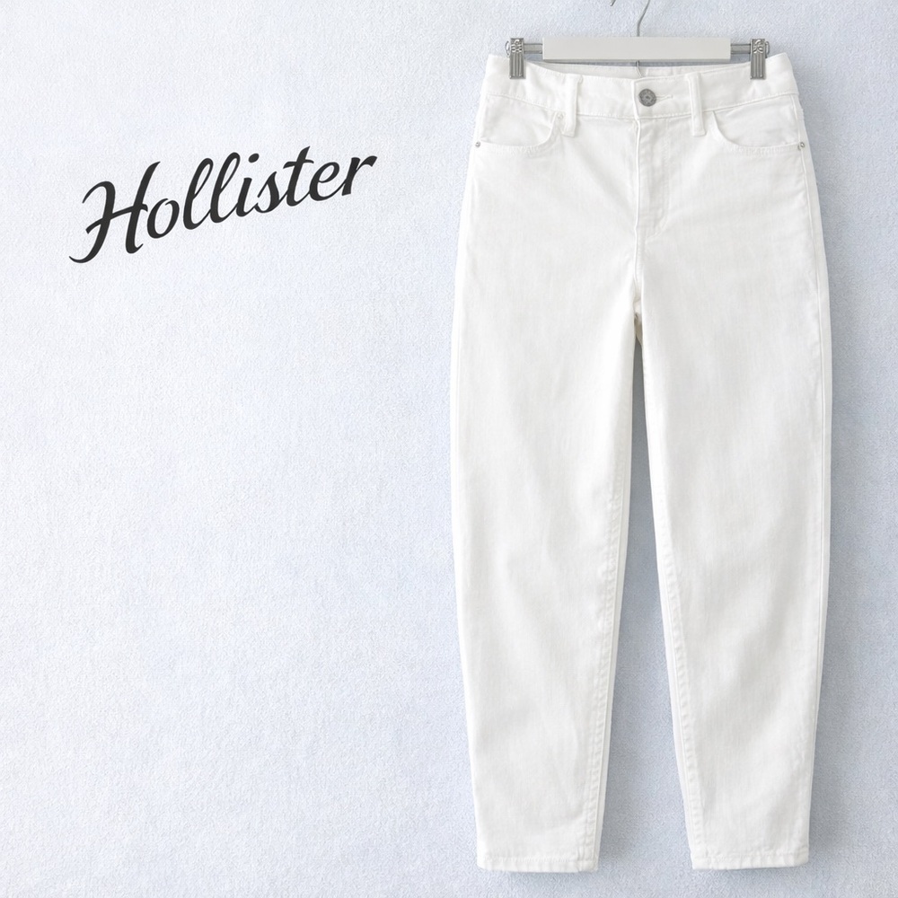 Hollister White High Rise Jegging Skinny Jeans Stretch W24 L28